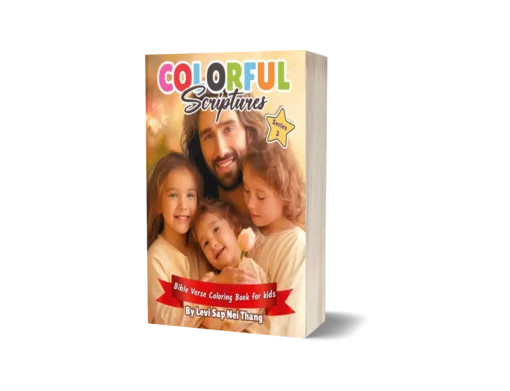 Colorful Scriptures Bible Verse Coloring Book for Kids Series 3