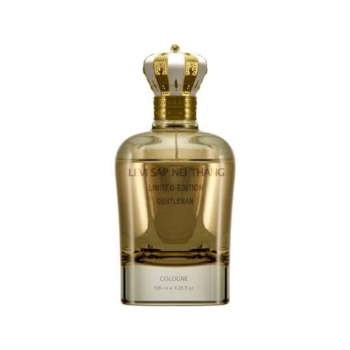 LEVI SAP NEI THANG LIMITED EDITION GENTLEMAN 2021 in gold color bottle with a royal crown cap